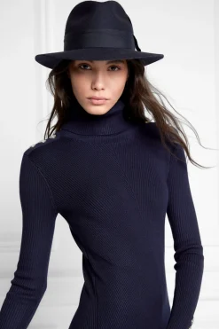 Women Holland Cooper Hats & Headbands|Hats & Headbands>Trilby Hat Spot Feather