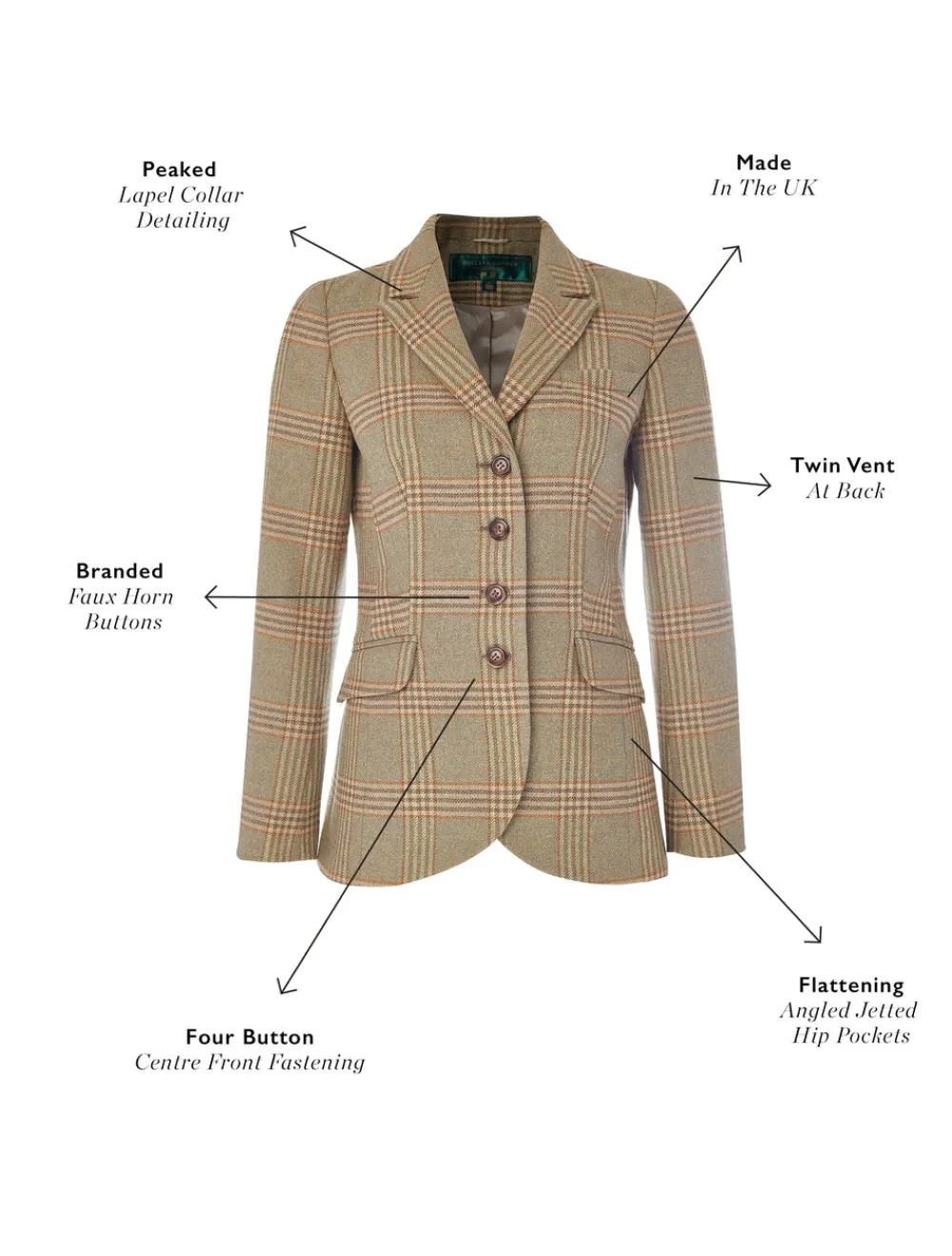 Women Holland Cooper Jackets|Tailoring>Tweed Riding Jacket