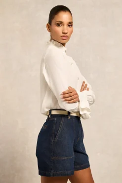 Women Holland Cooper Shorts>Utility Denim Shorts