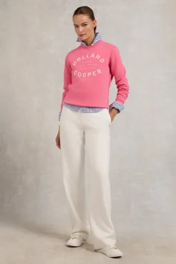 Women Holland Cooper Sweatshirts>Varsity Crew