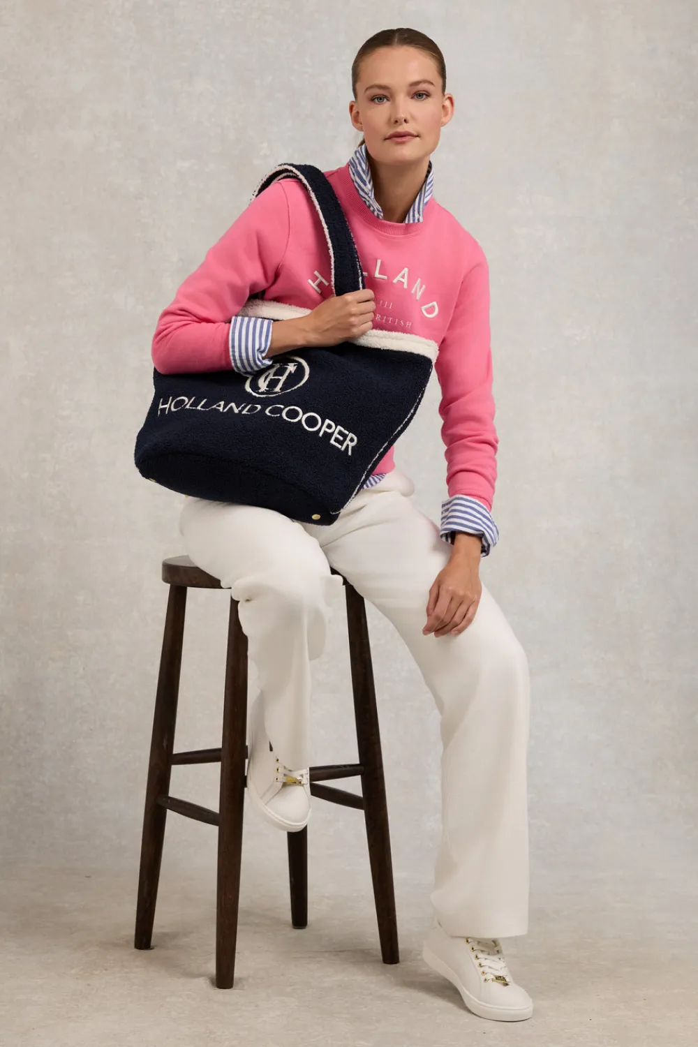 Women Holland Cooper Sweatshirts>Varsity Crew