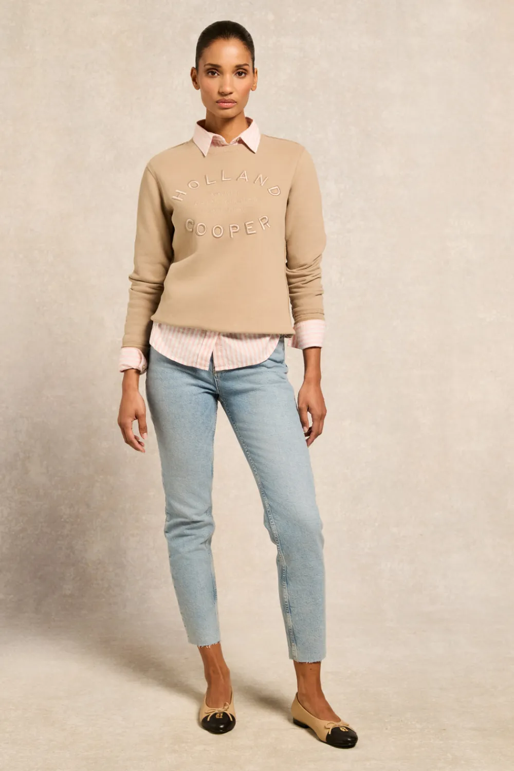Women Holland Cooper Sweatshirts>Varsity Crew