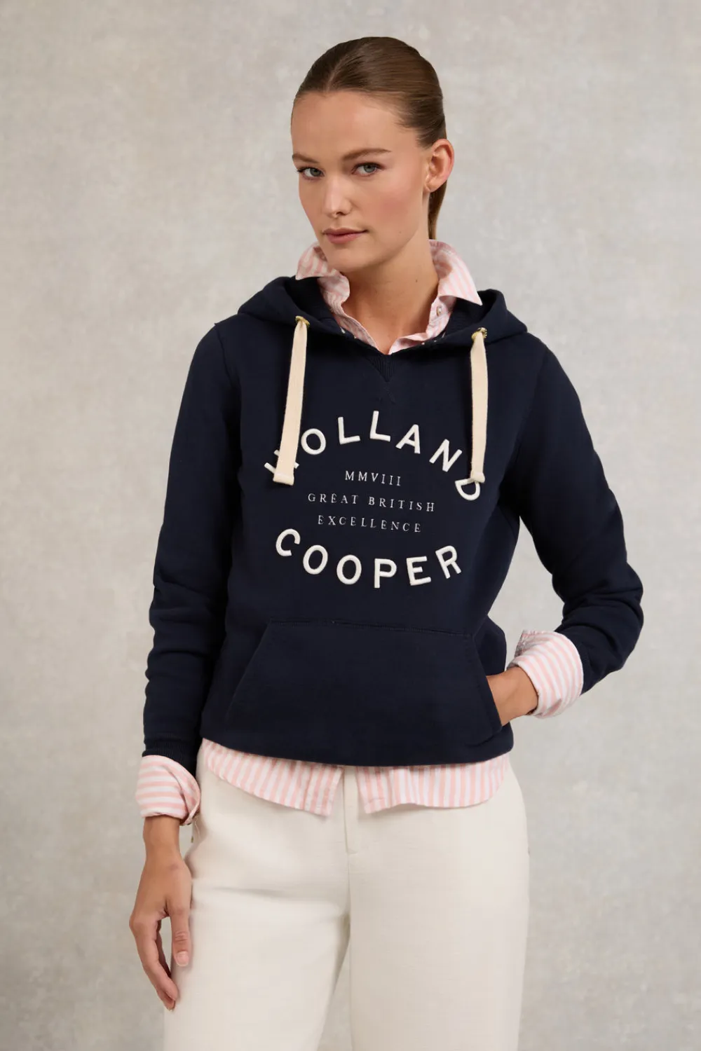Women Holland Cooper Hoodies & Sweatshirts|Hoodies>Varsity Hoodie