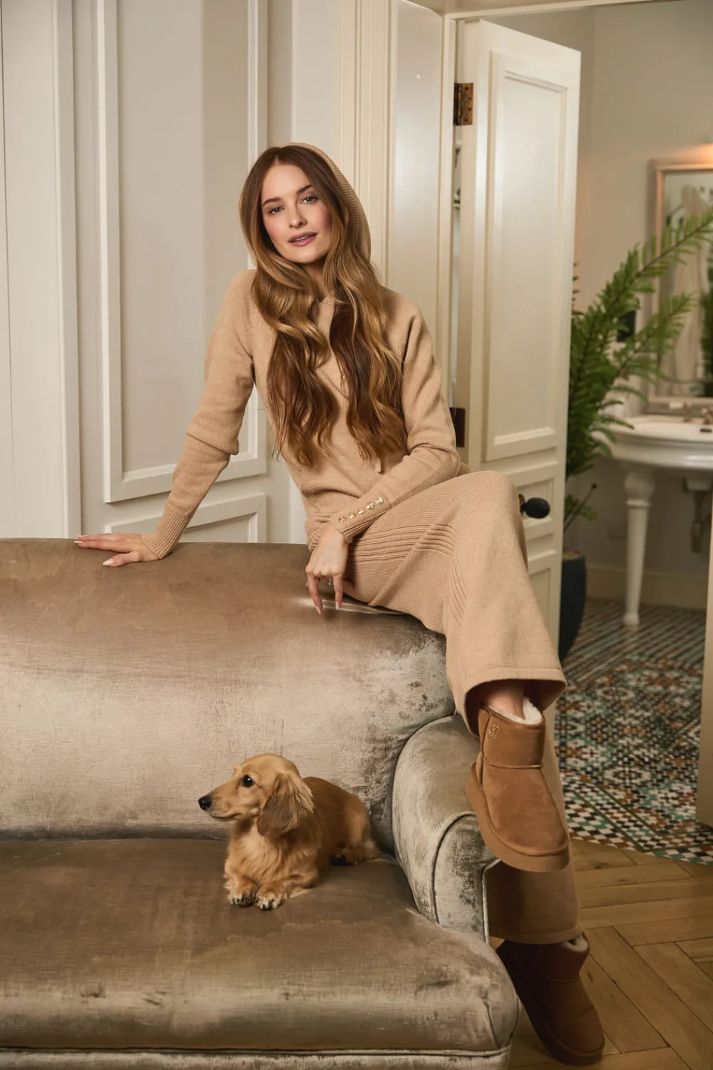 Women Holland Cooper Trousers>Verbier Wide Leg Pant