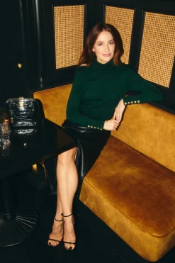 Women Holland Cooper Knitwear>Victoria Cashmere Roll Neck