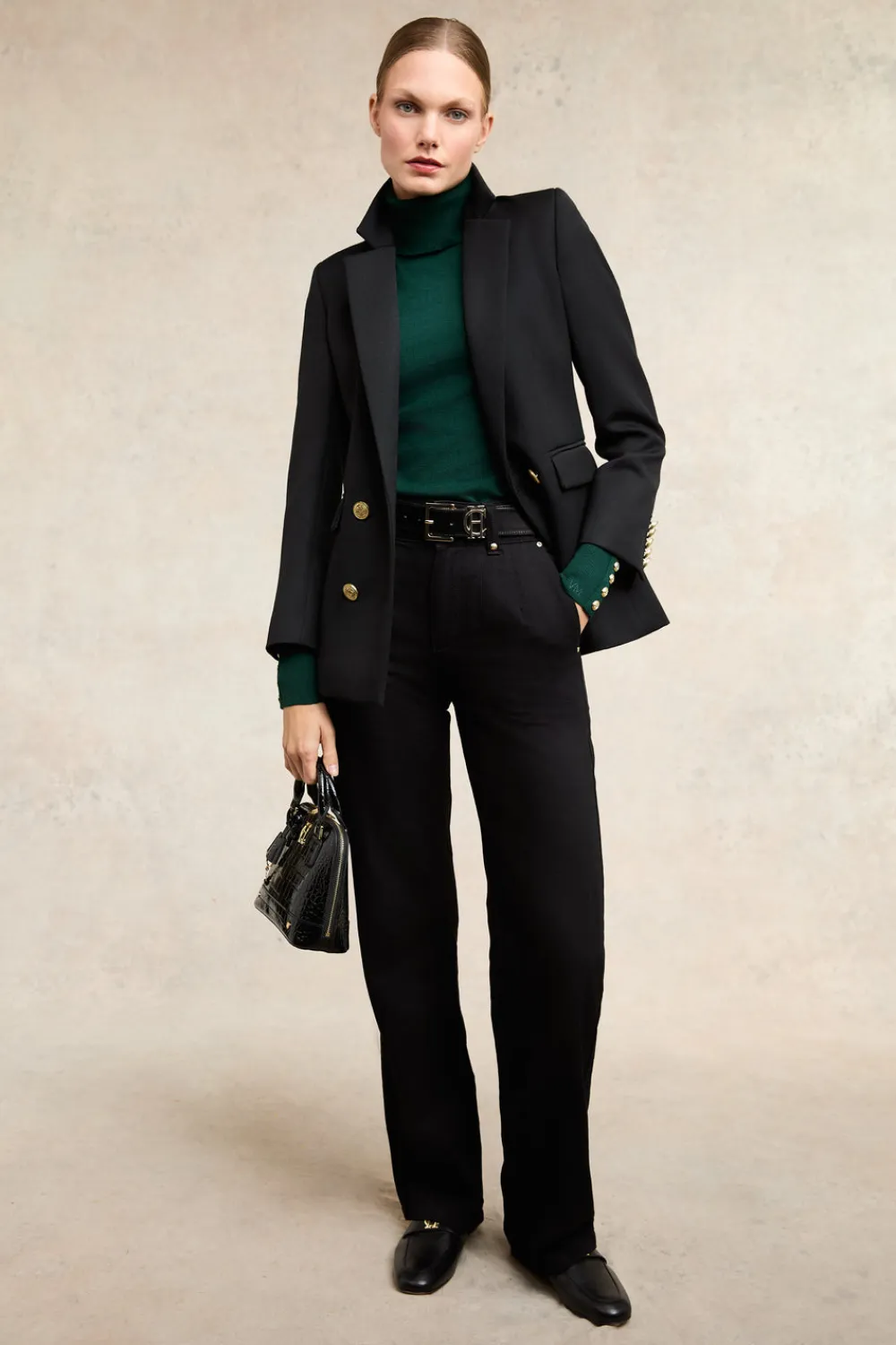 Women Holland Cooper Knitwear>Victoria Cashmere Roll Neck