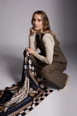 Women Holland Cooper Scarves|Scarves>Victoria Silk Scarf