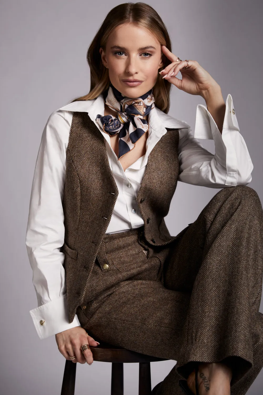 Women Holland Cooper Scarves|Scarves>Victoria Silk Scarf