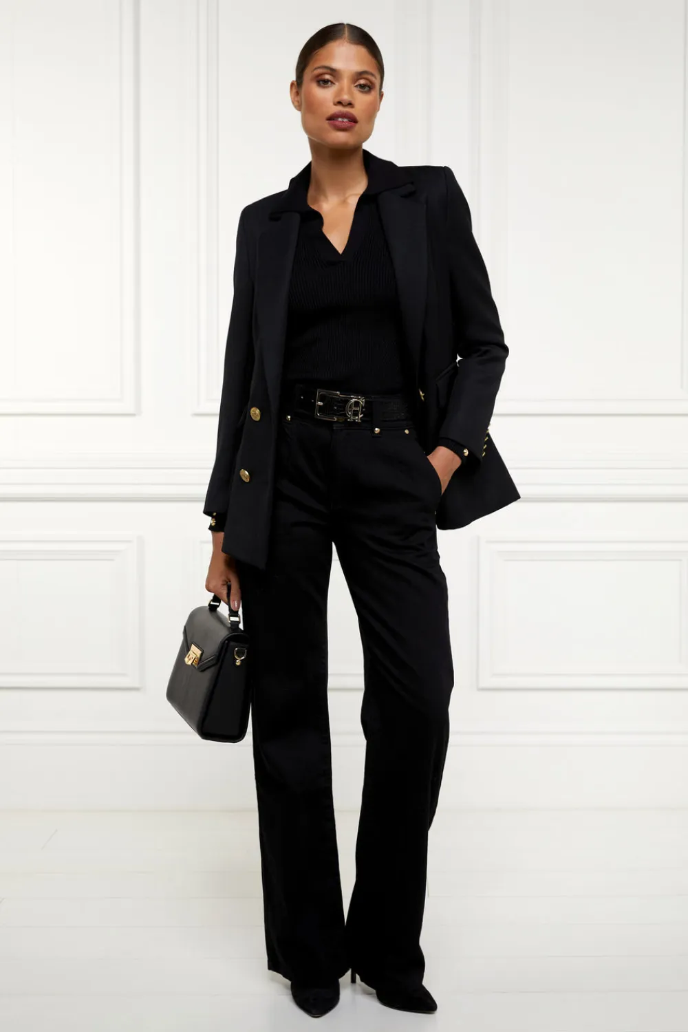 Women Holland Cooper Knitwear|Tops>V-Neck Rib Top