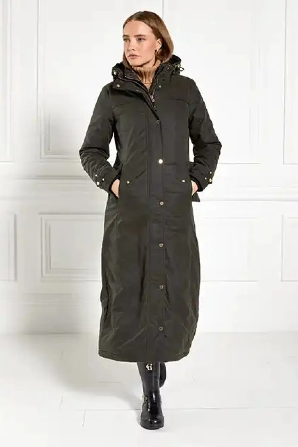Women Holland Cooper Coats|Coats>Wax Longline Field Coat