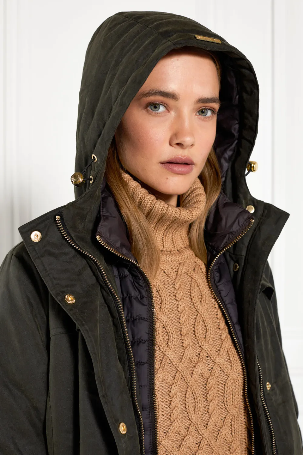 Women Holland Cooper Coats|Coats>Wax Longline Field Coat